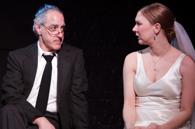 Mark Waldstein as Abe and Sydney Andrews as Rachel in Undo at Annex (Photo: Ian Johnston)