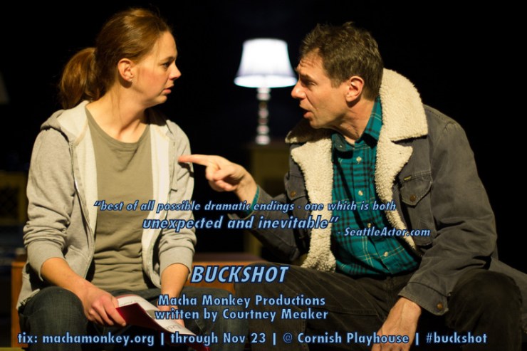 Katie Driscoll and Gianni Truzzi in Buckshot. Photo by Shane Regan